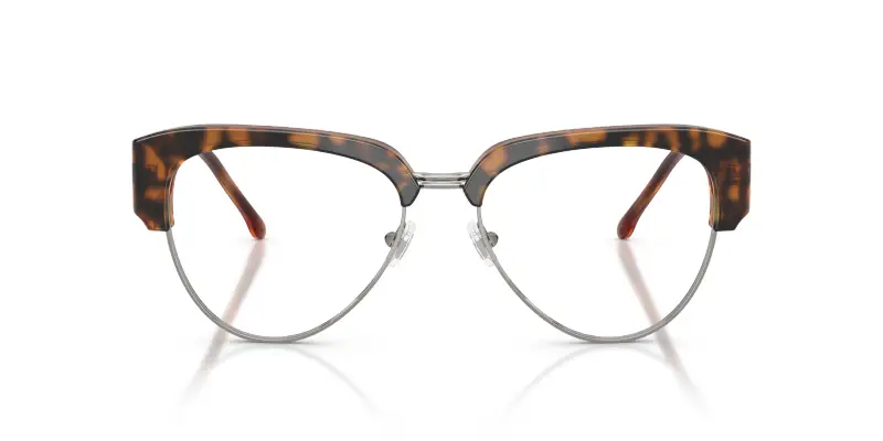 Unisex DIESEL DL4023 2050 Montature da vista Acetato Marrone Trasparente Rotonda Normale miniatura 3