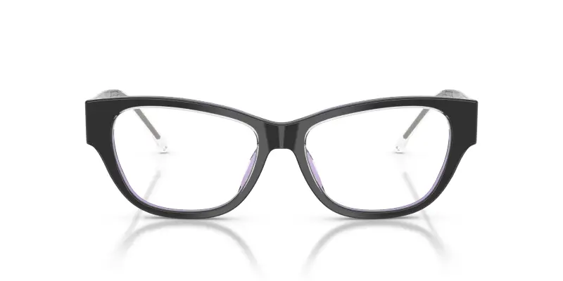 Unisex DIESEL DL4024U 2045 Montature da vista Acetato Viola Trasparente Cat Eye Normale miniatura 3