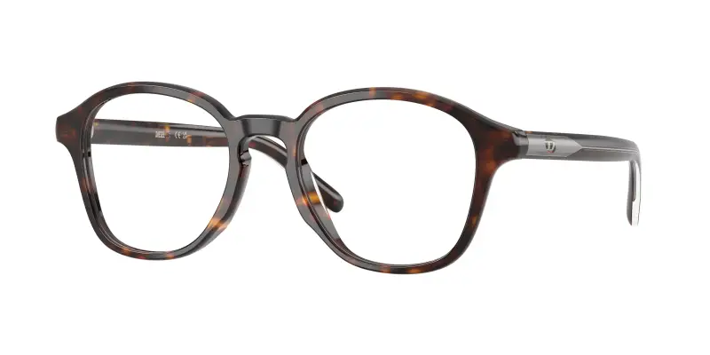 Unisex DIESEL DL4025F 2003 Montature da vista Acetato Tartaruga Trasparente Pantos Normale