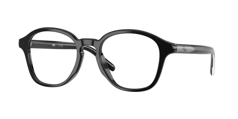 Unisex DIESEL DL4025U 2001 Montature da vista Acetato Nero Trasparente Pantos Normale