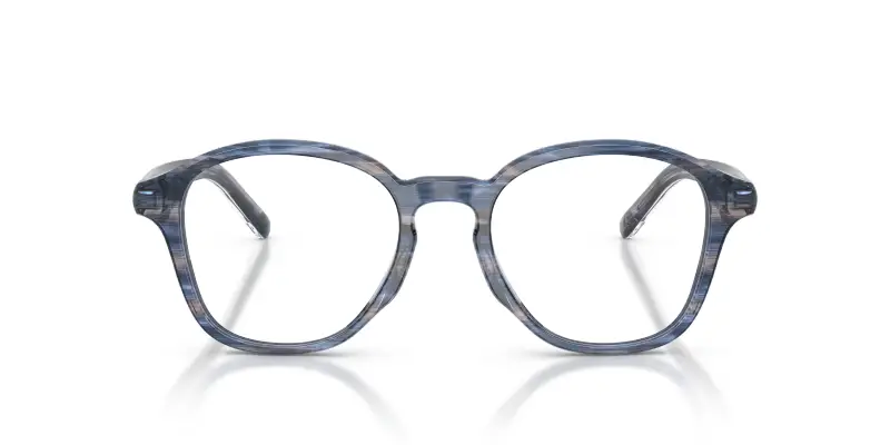 Unisex DIESEL DL4025U 2037 Montature da vista Acetato Blu Trasparente Pantos Normale miniatura 3