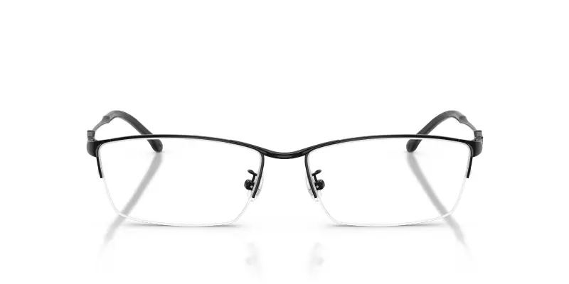 Unisex DIESEL DL5011D 1002 Montature da vista Metallo Nero Trasparente Squadrata Normale miniatura 3