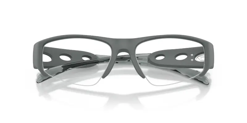 Unisex DIESEL DL6009U 2055 Montature da vista Iniettato Grigio Trasparente Pillow Normale miniatura 2