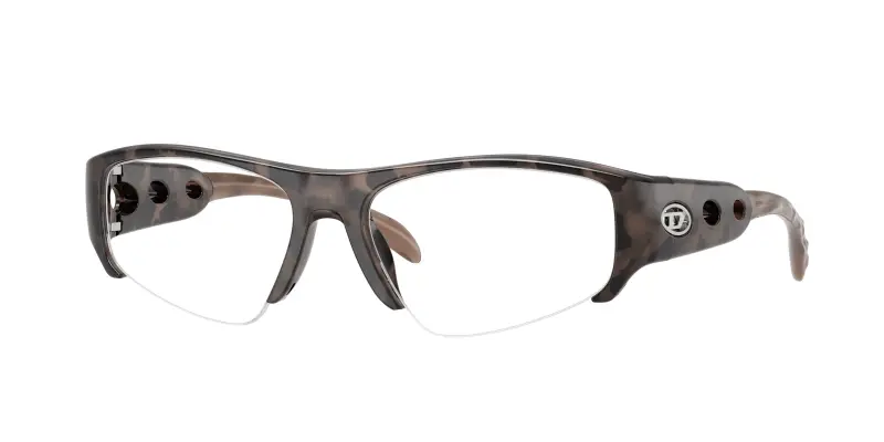 Unisex DIESEL DL6009U 2057 Montature da vista Iniettato Marrone Trasparente Pillow Normale