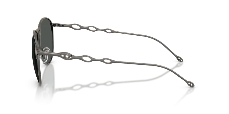 DIESEL Unisex DL1009 100987 Occhiali da sole Metallo Grigio Grigio Pantos Normale miniatura 3