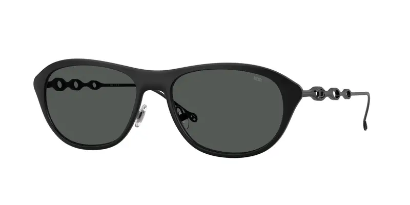 DIESEL Unisex DL1011 101387 Occhiali da sole Metallo Nero Grigio Pillow Normale