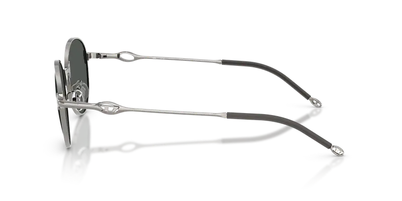 DIESEL Unisex DL1012D 100387 Occhiali da sole Metallo Grigio Grigio Rotonda Normale miniatura 3