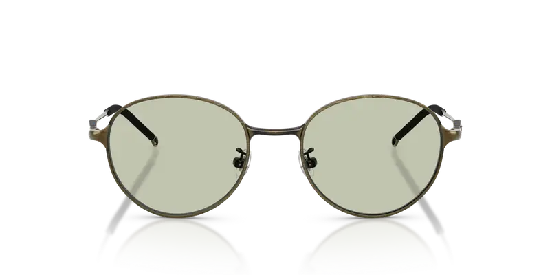 DIESEL Unisex DL1012D 1029/2 Occhiali da sole Metallo Verde Verde Rotonda Normale miniatura 2