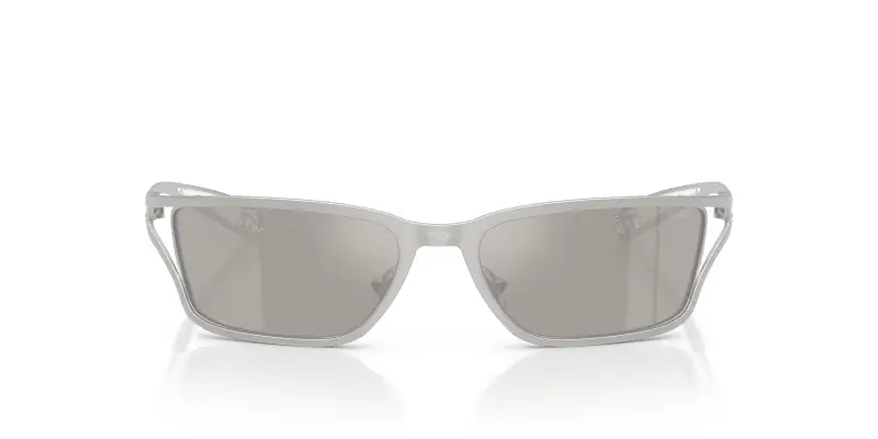 Unisex DL1015 10076G Occhiali da sole Metallo Argento Argento Squadrata Normale miniatura 3