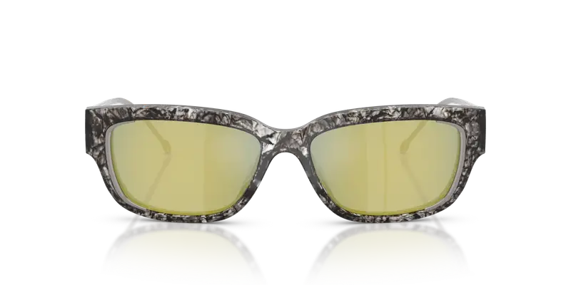 DIESEL Unisex DL2002MU 720/J2 Occhiali da sole Acetato Tartaruga Verde Squadrata Normale miniatura 2