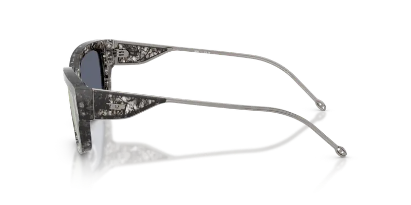 DIESEL Unisex DL2002MU 720/J2 Occhiali da sole Acetato Tartaruga Verde Squadrata Normale miniatura 3