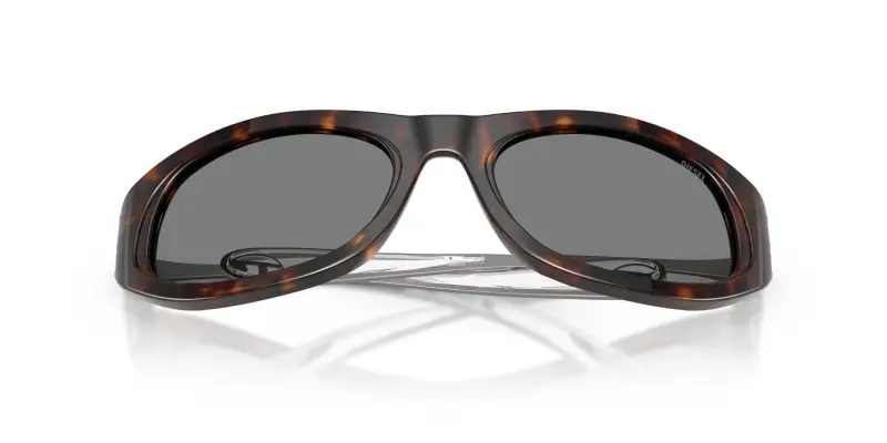 Unisex DL2007U 200387 Occhiali da sole Acetato Tartaruga Grigio Cat Eye Normale miniatura 2