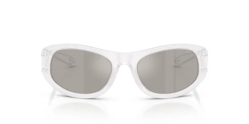 Unisex DL2007U 20286G Occhiali da sole Acetato Bianco Argento Cat Eye Normale miniatura 3