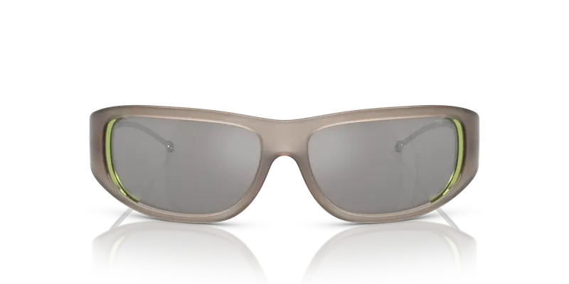 DIESEL Unisex DL3001 502/6G Occhiali da sole Iniettato Grigio Grigio Rotonda Normale miniatura 2