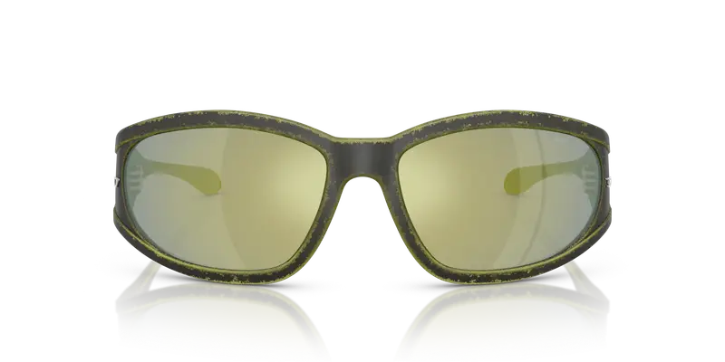 DIESEL Unisex DL3002 511/J2 Occhiali da sole Iniettato Multi-colore Verde Pillow Normale miniatura 2