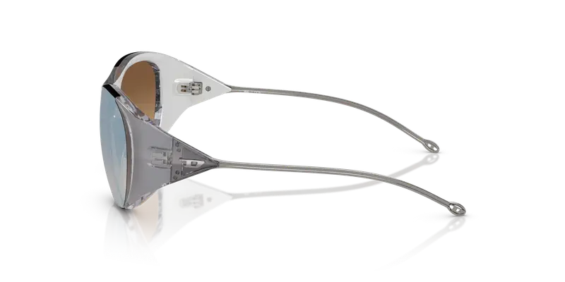 DIESEL Unisex DL3003 507/B8 Occhiali da sole Iniettato Grigio Marrone Rotonda Normale Sfumato miniatura 3