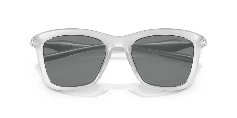 Unisex DL3008U 202987 Occhiali da sole Iniettato Trasparente Grigio Squadrata Normale miniatura 2