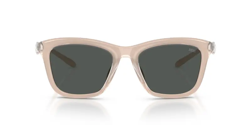 Unisex DL3008U 203487 Occhiali da sole Iniettato Marrone Grigio Squadrata Normale miniatura 3