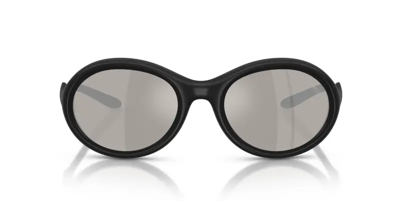 Unisex DL3009U 20026G Occhiali da sole Iniettato Nero Grigio Rotonda Specchiate miniatura 3