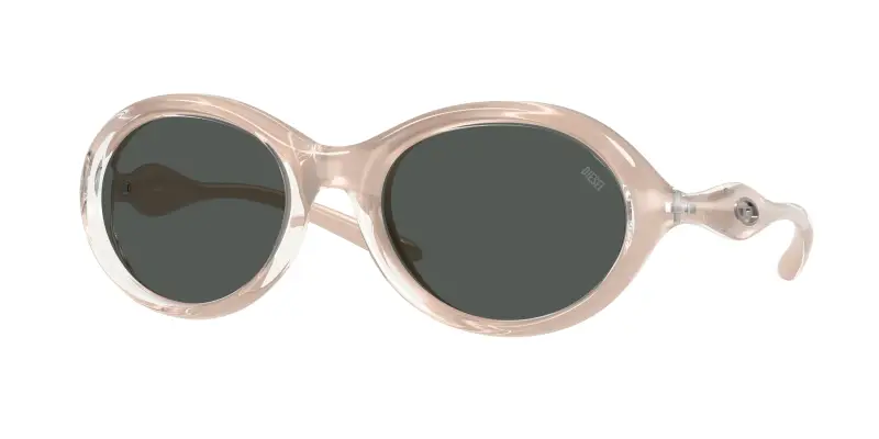 Unisex DL3009U 203487 Occhiali da sole Iniettato Verde Grigio Rotonda Normale