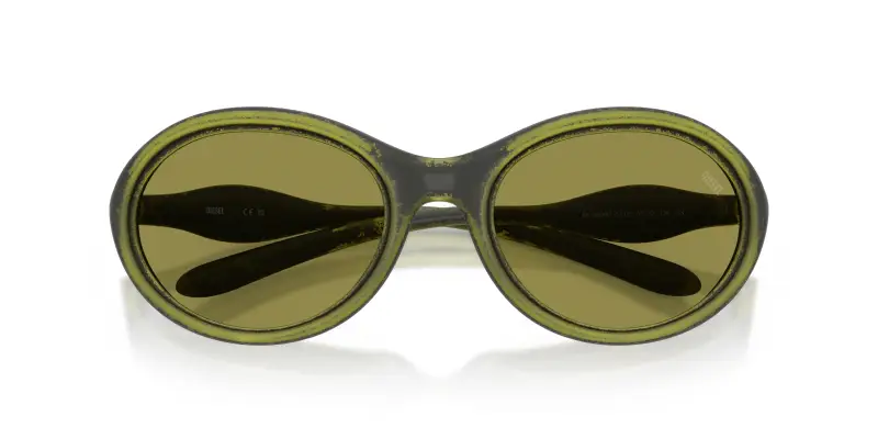 Unisex DL3009U 511/2 Occhiali da sole Iniettato Multi-colore Verde Rotonda Normale miniatura 2