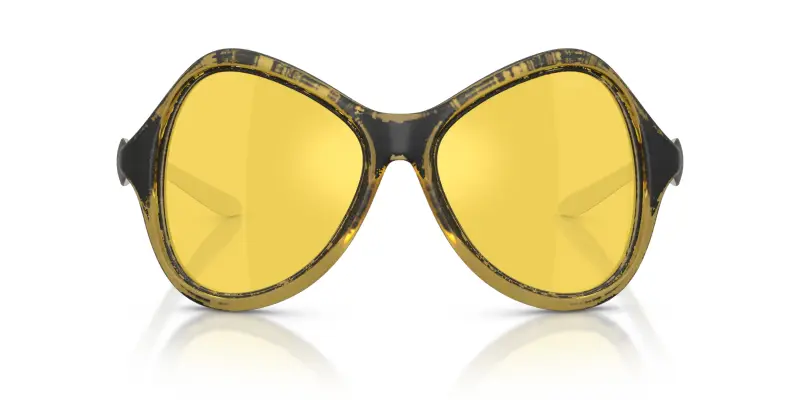 Unisex DL3010U 2030V9 Occhiali da sole Iniettato Giallo Giallo Cat Eye Normale miniatura 3