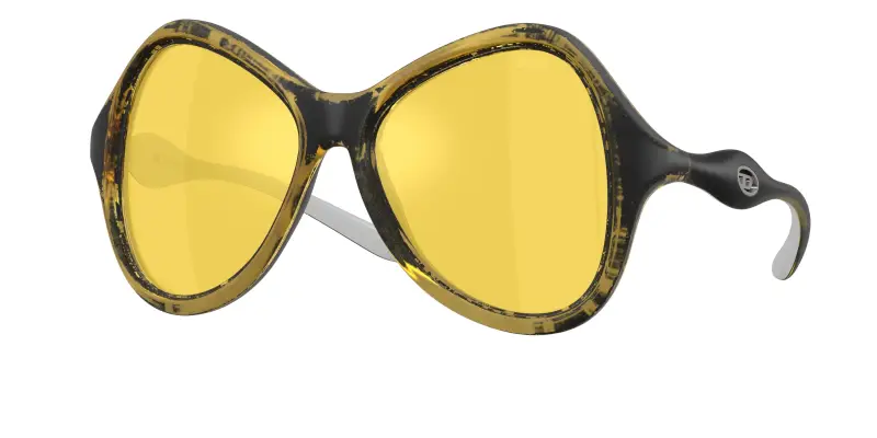 Unisex DL3010U 2030V9 Occhiali da sole Iniettato Giallo Giallo Cat Eye Normale