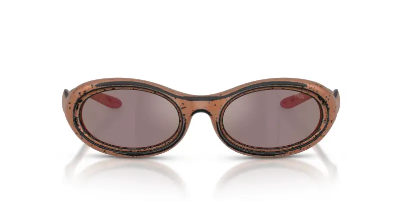 Unisex DL3011U 20114Z Occhiali da sole Iniettato Bronzo Grigio Rotonda Specchiate miniatura 3