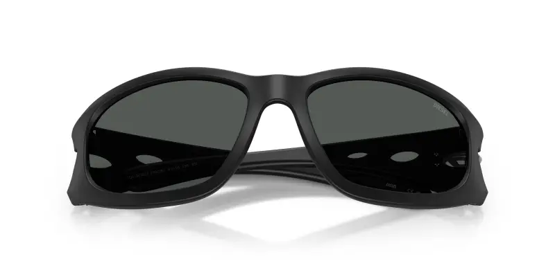 Unisex DL3012U 200287 Occhiali da sole Iniettato Nero Grigio Squadrata Normale miniatura 2