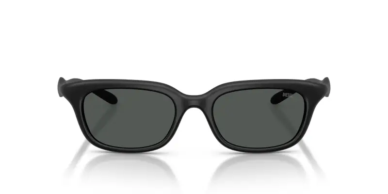 Unisex DL3013U 200287 Occhiali da sole Iniettato Nero Grigio Squadrata Normale miniatura 3