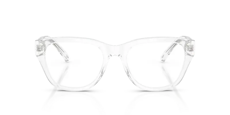 DIESEL Unisex DL4001 2005 Montature da vista Acetato Trasparente Trasparente Squadrata Normale miniatura 2