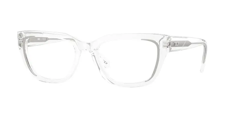 DIESEL Unisex DL4003  2005 Montature da vista Acetato Trasparente Trasparente Squadrata Normale