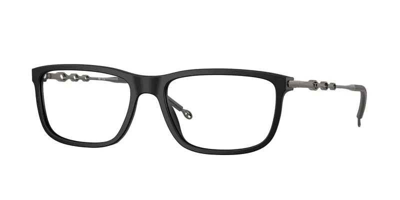 DIESEL Unisex DL4006F 2002 Montature da vista Acetato Nero Trasparente Squadrata Normale