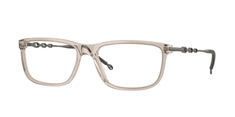 DIESEL Unisex DL4006F 2007 Montature da vista Acetato Grigio Trasparente Squadrata Normale