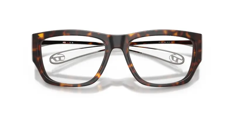 Unisex DL4008 2003 Montature da vista Acetato Tartaruga Trasparente Squadrata Normale miniatura 2