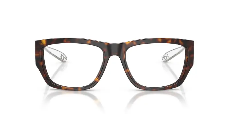 Unisex DL4008 2003 Montature da vista Acetato Tartaruga Trasparente Squadrata Normale miniatura 3