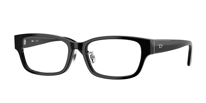 Unisex DL4010D 2001 Montature da vista Acetato Nero Trasparente Squadrata Normale