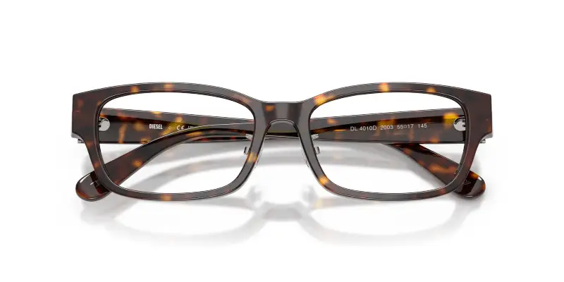 Unisex DL4010D 2003 Montature da vista Acetato Tartaruga Trasparente Squadrata Normale miniatura 2