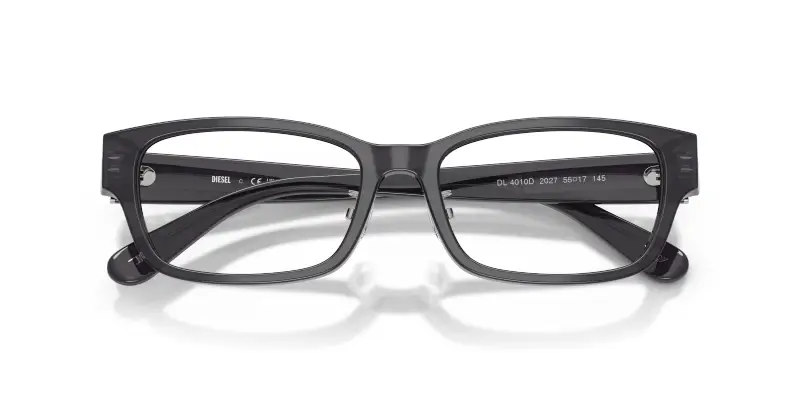 Unisex DL4010D 2027 Montature da vista Acetato Viola Trasparente Squadrata Normale miniatura 2