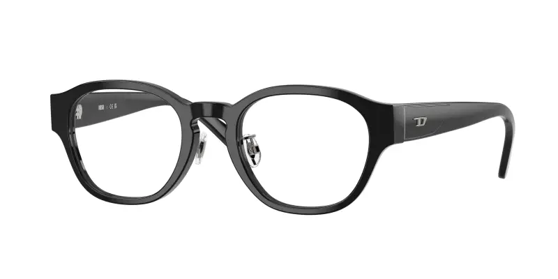 Unisex DL4011D 2001 Montature da vista Acetato Nero Trasparente Squadrata Normale