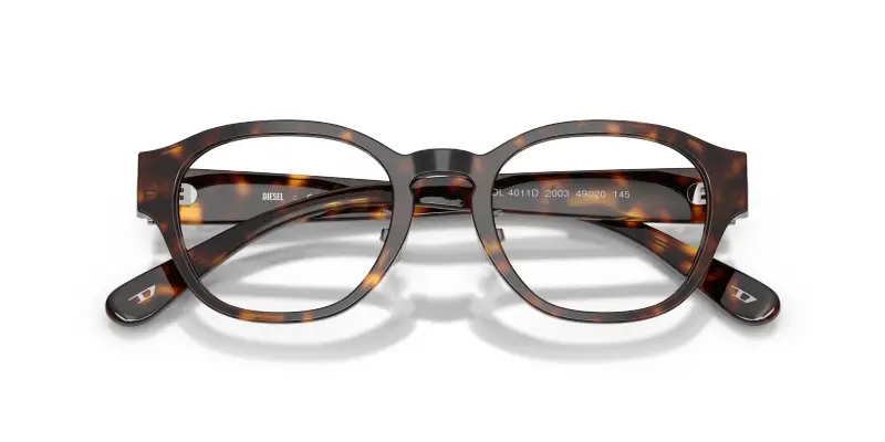 Unisex DL4011D 2003 Montature da vista Acetato Tartaruga Trasparente Squadrata Normale miniatura 2