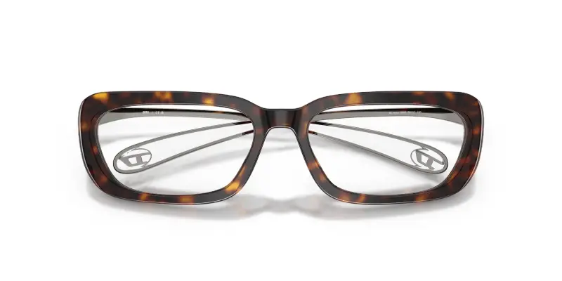 Unisex DL4012 2003 Montature da vista Acetato Tartaruga Trasparente Squadrata Normale miniatura 2