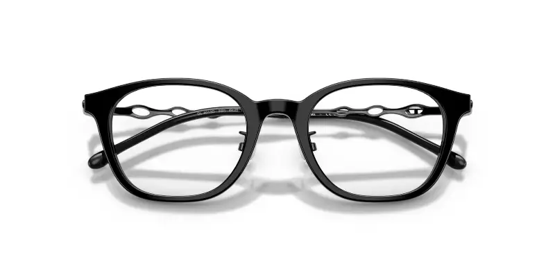 Unisex DL4013D 2001 Montature da vista Acetato Nero Trasparente Pantos Normale miniatura 2