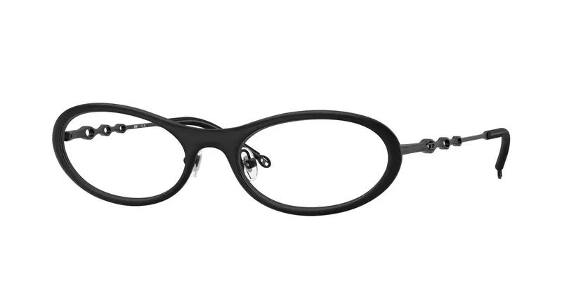 DIESEL Unisex DL5001  1013 Montature da vista Metallo Nero Trasparente Rotonda Normale