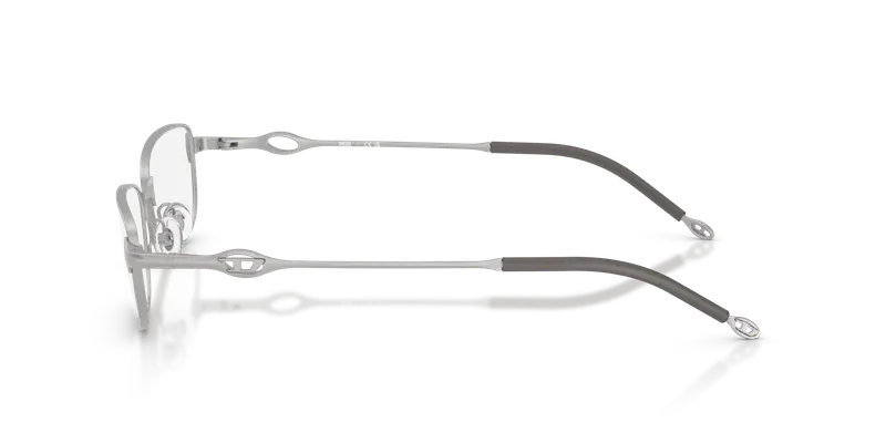 DIESEL Unisex DL5002 1007 Montature da vista Metallo Argento Trasparente Squadrata Normale miniatura 3