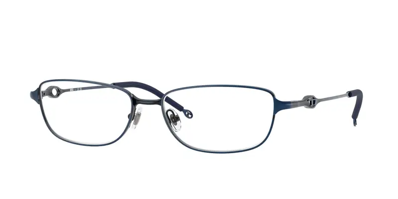 DIESEL Unisex DL5002 1024 Montature da vista Metallo Blu Trasparente Squadrata Normale