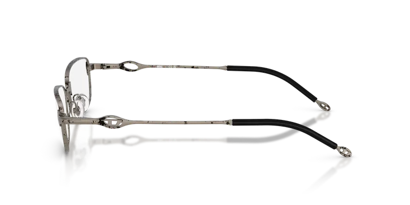 DIESEL Unisex DL5002 1032 Montature da vista Metallo Argento Trasparente Squadrata Normale miniatura 3