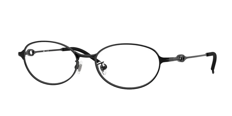 DIESEL Unisex DL5004D 1002 Montature da vista Metallo Nero Trasparente Rotonda Normale