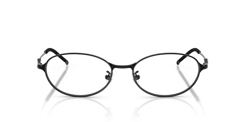 DIESEL Unisex DL5004D 1002 Montature da vista Metallo Nero Trasparente Rotonda Normale miniatura 2