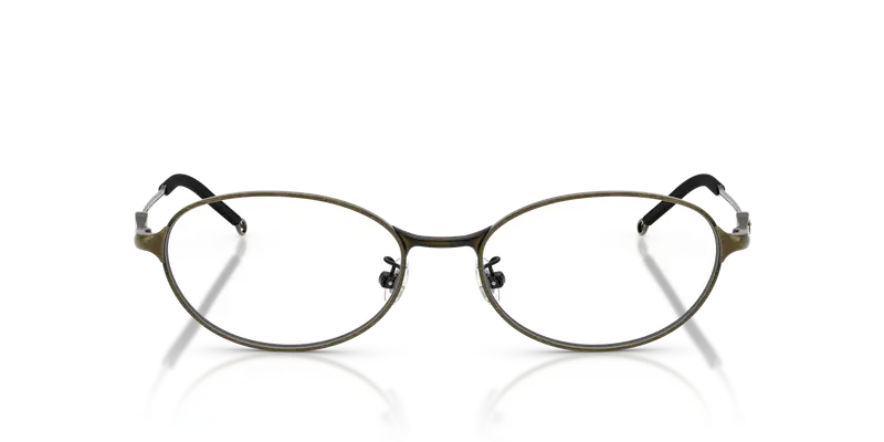 DIESEL Unisex DL5004D 1029 Montature da vista Metallo Verde Trasparente Rotonda Normale miniatura 2